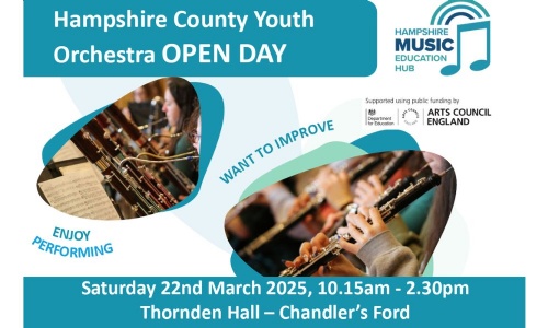 Latest News » Hampshire County Youth Orchestra Open Day - 22 March 2025